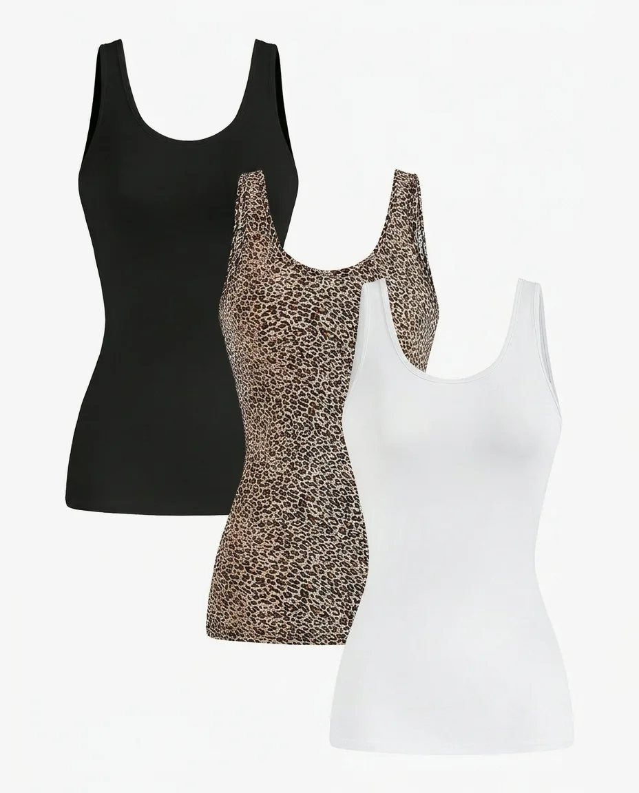 Custom women's tops sample Ribbed Tank Dress Layering Set for wholesale apparel manufacturing